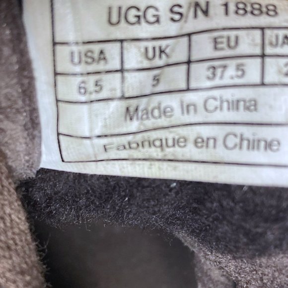 Ugg Australia Womens Size 6.5 Brown Suede Evera Sneakers Sheepskin Lining Casual - Picture 3 of 11